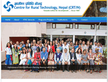 Tablet Screenshot of crtnepal.org